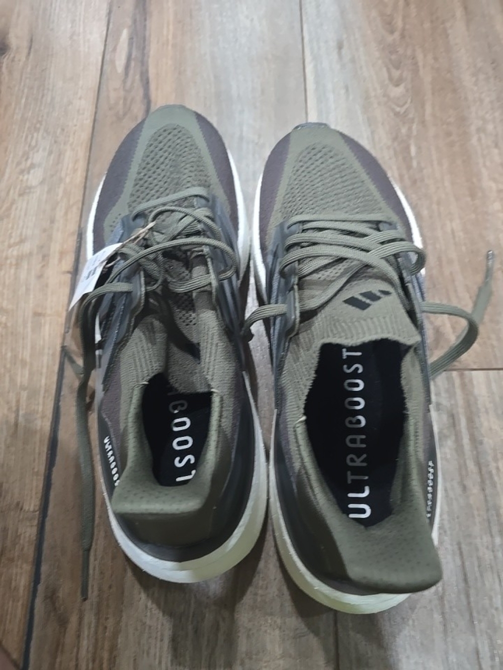 adidas Ultraboost Men's Running Shoes - Olive and Brown